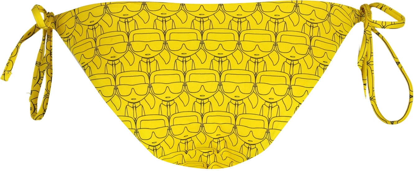 Spodnji del kopalk za ženske, KARL LAGERFELD BEACHWEAR, rumene