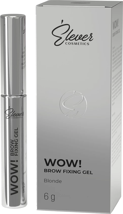 Gel za fiksiranje obrvi Elever Wow! Brow Fixing Gel blond, 6 g