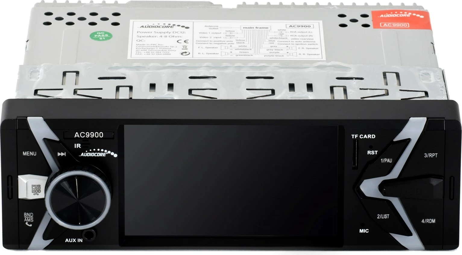 Avtoradio AUDIOCORE AC9900, USB, AUX, SD