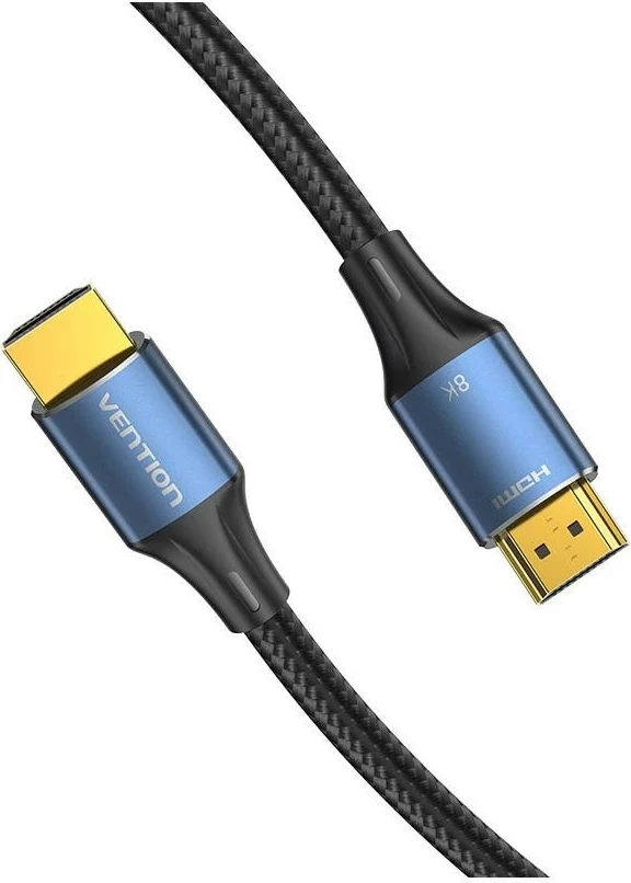 Kabel HDMI 2 m, 8K 60Hz/4K 120Hz, črno-modra — Vention