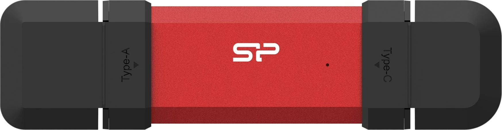 USB ključek 500 GB USB Type-A / USB Type-C, rdeč Silicon Power DS72