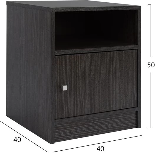 Nočna omarica Melamin FH2205.01 Zebrano 40x40x50