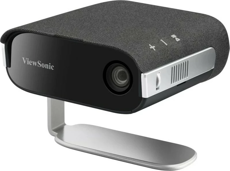 Portativni LED projektor Viewsonic M1S, WVGA, 16 GB, črn, srebrn