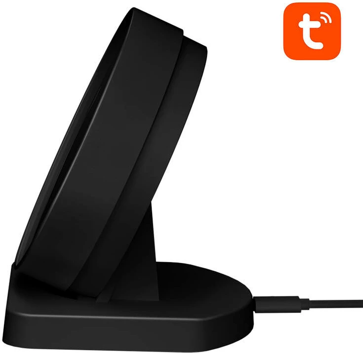 Senzor temperature in vlažnosti Avatto WHS20S Tuya, Wi‑Fi, z LCD zaslonom, črn