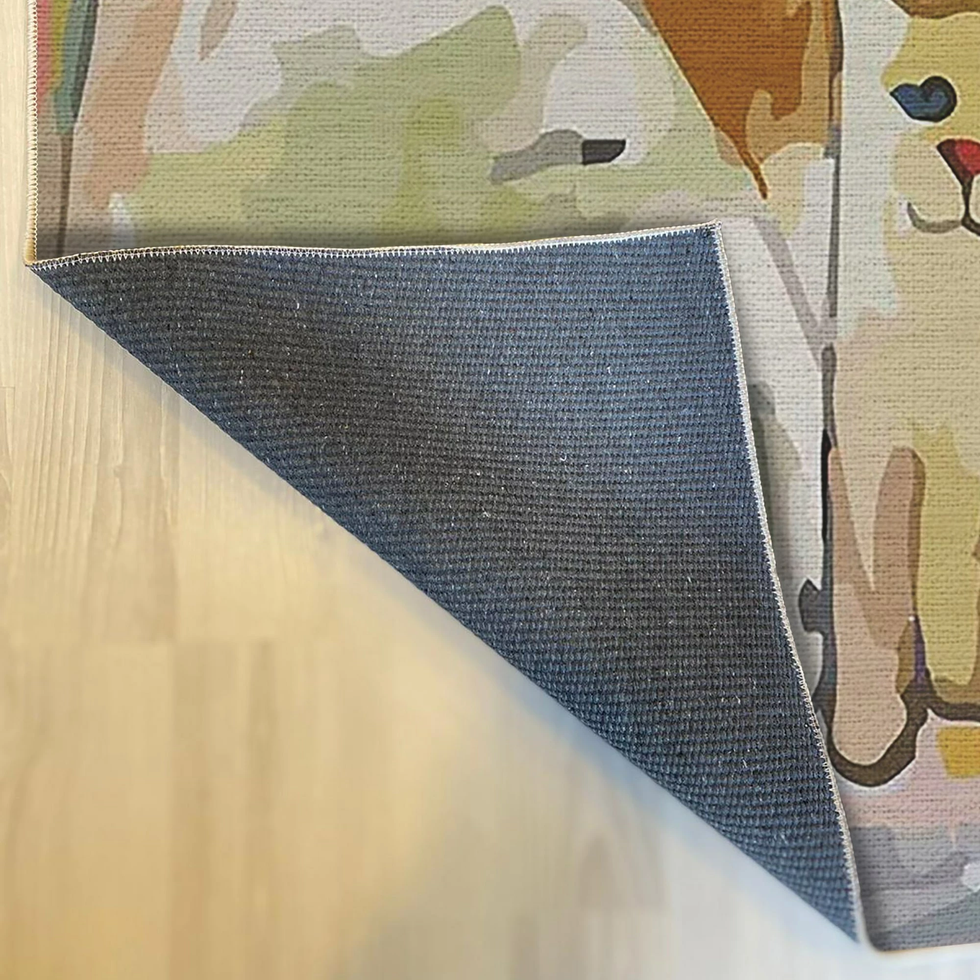 Preproga z motivom mačke, večbarvna, 160 x 230 cm, Woopamuk238