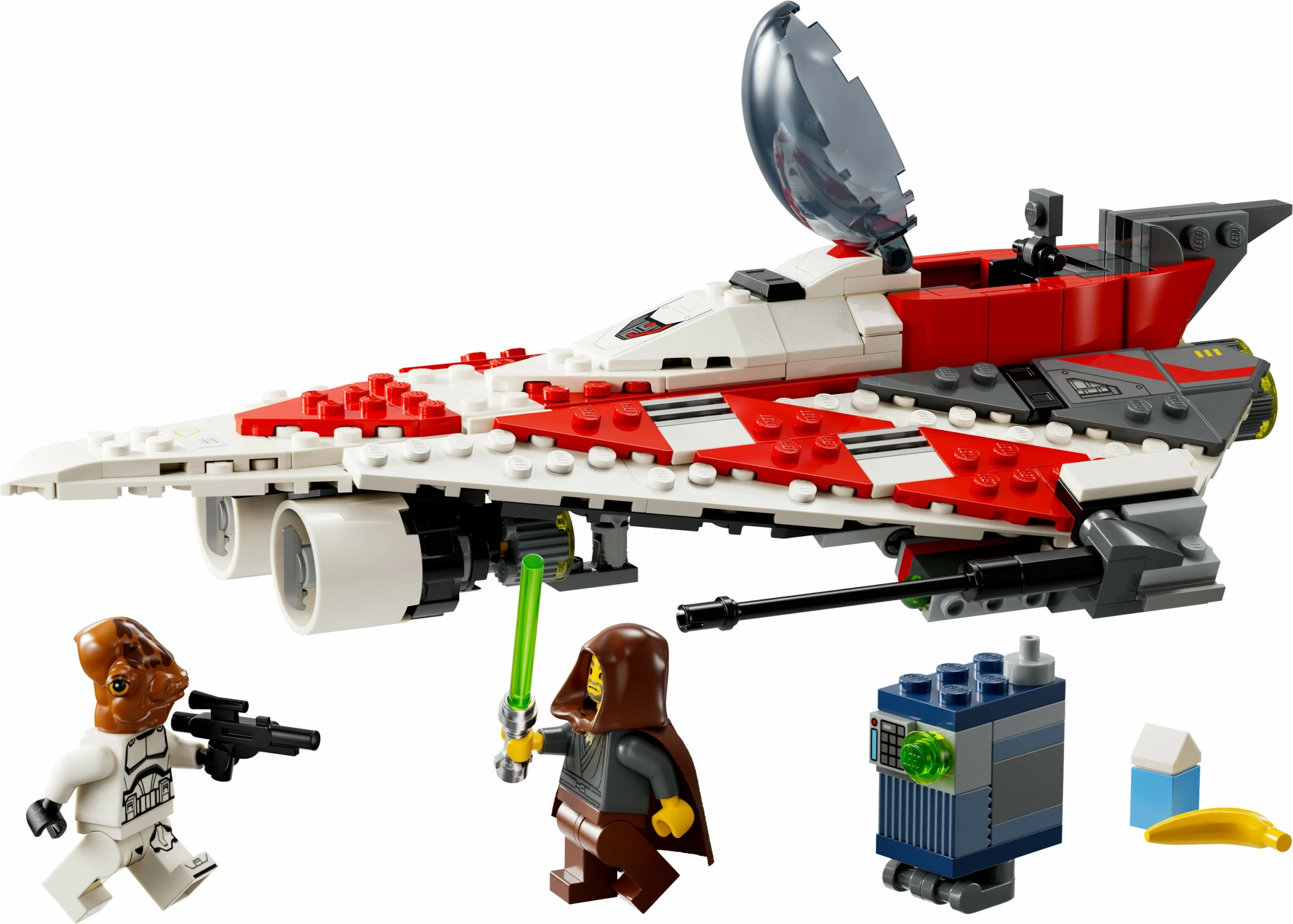 Set gradnje Jedi Bob's Starfighter, LEGO, 305 kosov, večbarven
