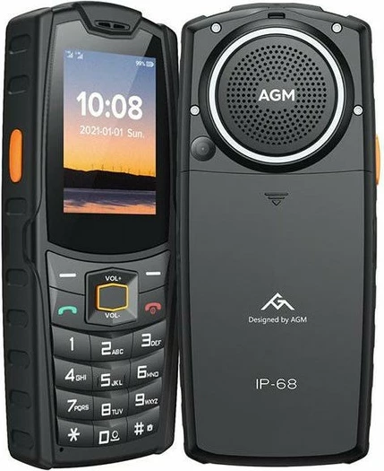 Robusten mobilni telefon AGM Mobile M6, 4G, 128MB ROM, 48MB RAM, črn