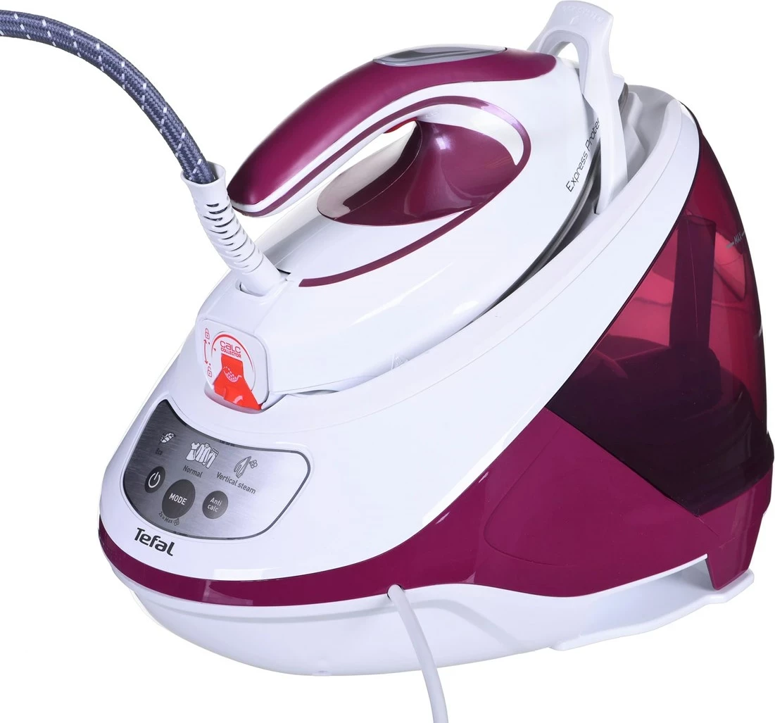 Stacija za likanje z vrhom pare, Tefal SV9201E0, 2800 W, 1,8 L, Durilium AirGlide Autoclean, bela/vijolična