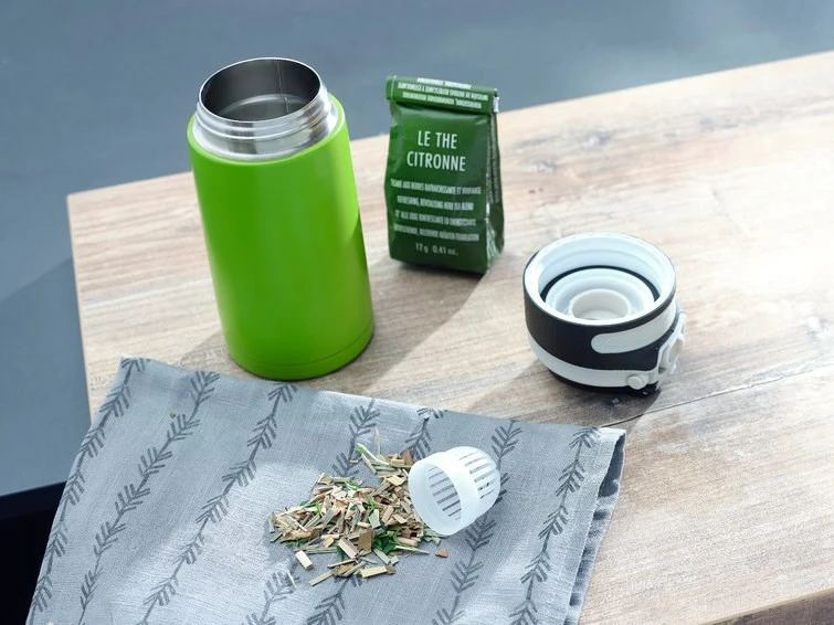 Termo lonček 350 ml, črno/zelena, Leifheit 3249