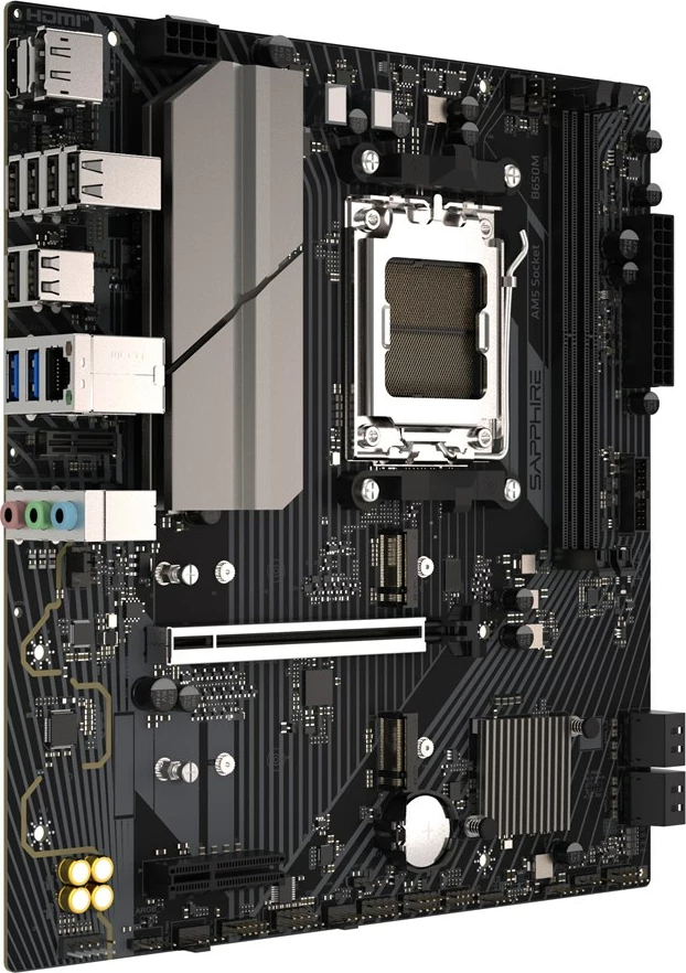 Matična plošča Sapphire B650M-E, Socket AM5, micro ATX, črna