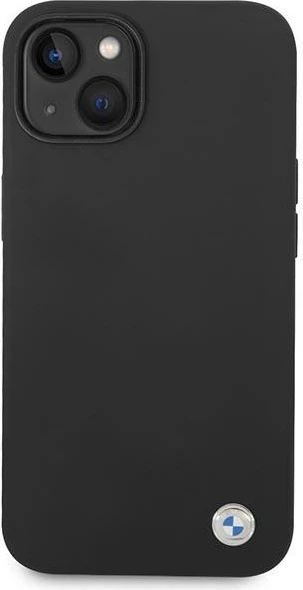 Zaščitni silikon za iPhone 14, 6.1", črn — BMW BMHCP14SSILBK