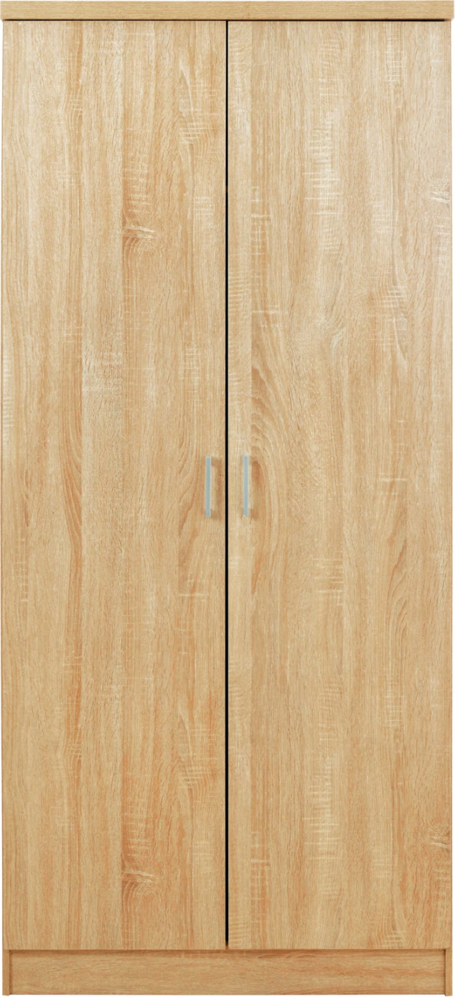 Garderobna omara 2 vrat z 3 policami FH337.02 Sonama 60x42x180