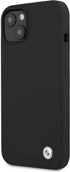 Silikonski ovitek za telefon BMW Silicone Signature za iPhone 13 mini, 5,4", črn