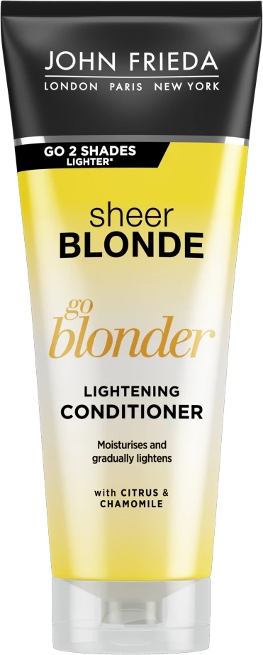 Kondicioner za lase Sheer Blonde Go Blonder John Frieda, za ženske, 250 ml