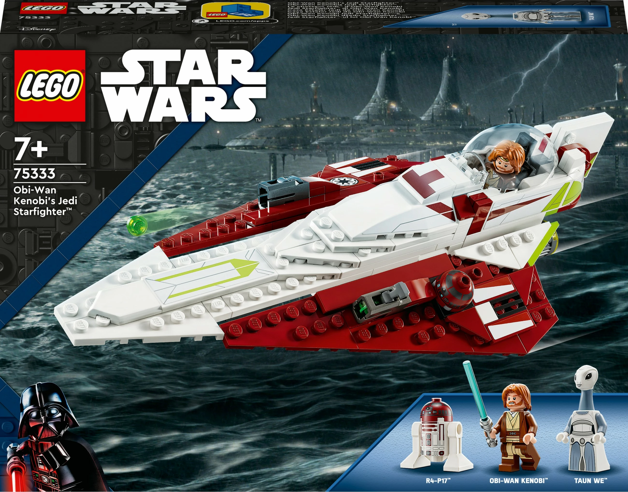 Model Jedi Starfighter, LEGO Star Wars Obi-Wan Kenobi, 282 kosov