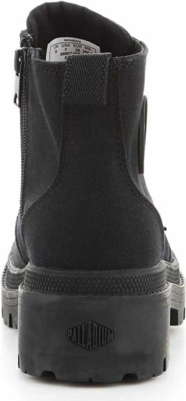 Čevlji Palladium Pallabase Twill za ženske, črni