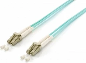Optični patch kabel OM3, LC/LC, 0,5 m, turkizen - Equip