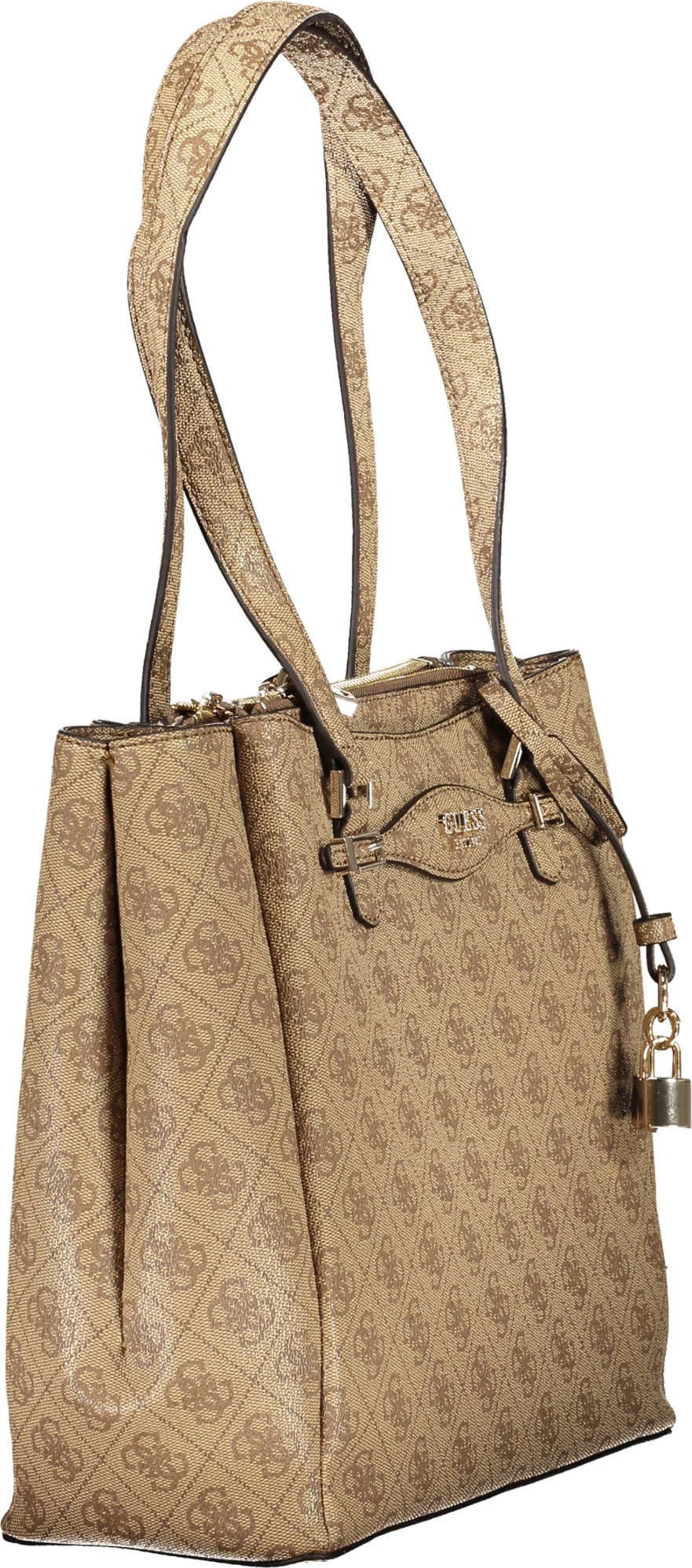 Torba za ženske GUESS JEANS Katya, bež