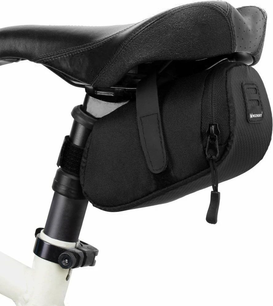 Podsedelna torbica za kolo Wozinsky WBB8BK, 0,6 L, črna
