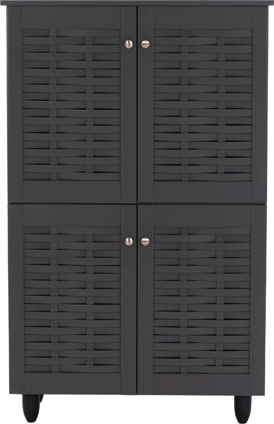 Omara za čevlje KABIRA FH2210.10 4-vratna melaminska v temno sivi barvi 77x34x123Hcm