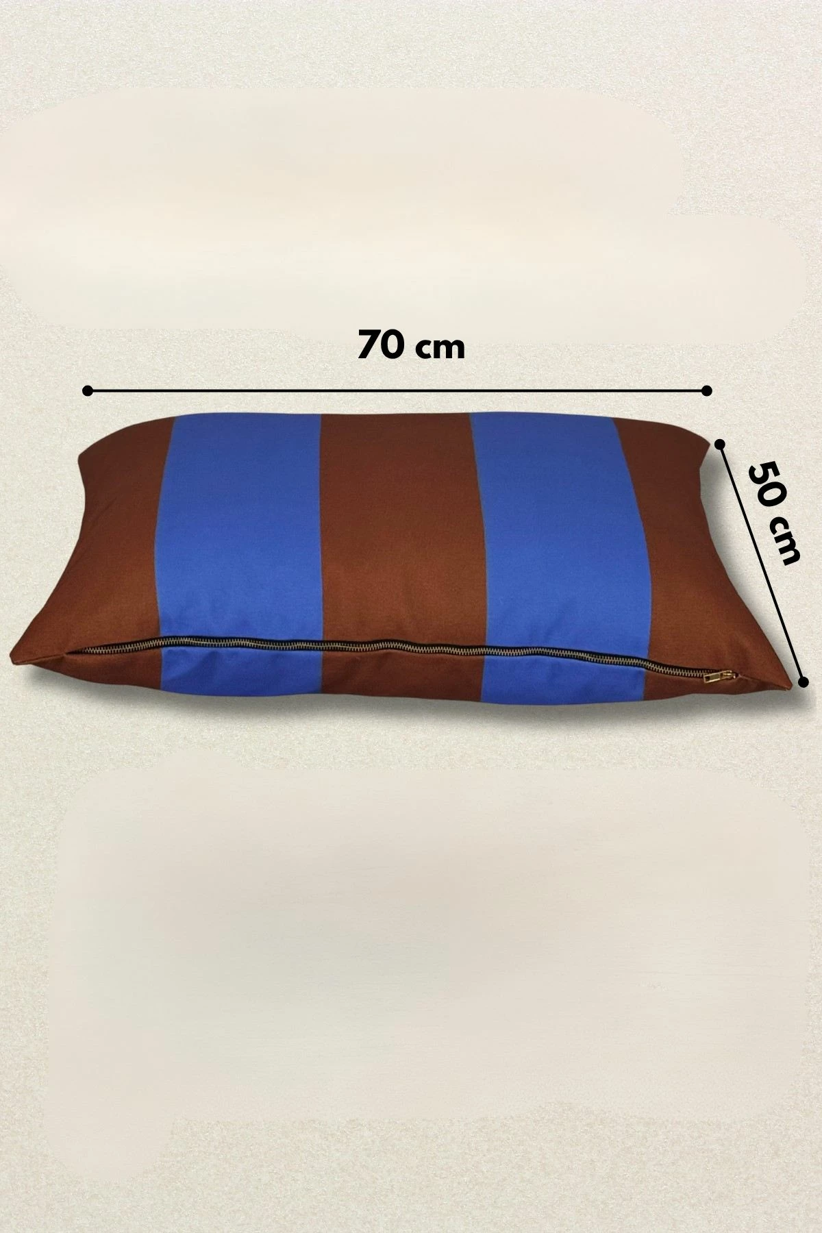 Ležišče za hišne ljubljenčke Paws & Whiskers, Brez krzna, 50 x 70, rjavo in vijolično