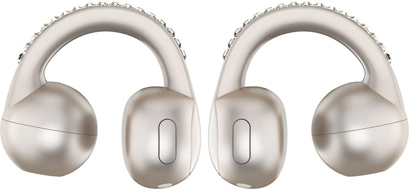 Brezžične slušalke z zanko za uho Motorola moto buds loop, bež