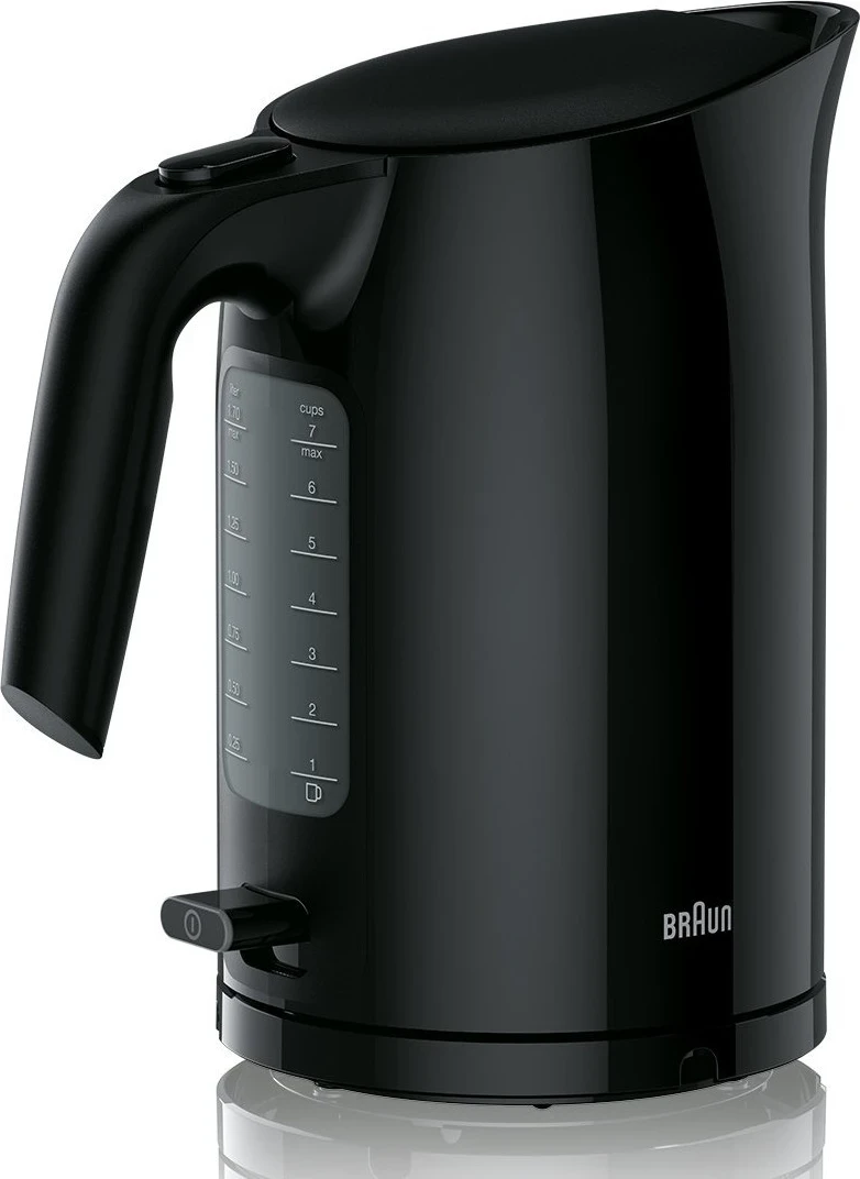 Električni čajnik 1,7 l Braun PurEase WK3100BK, 2200 W, črn