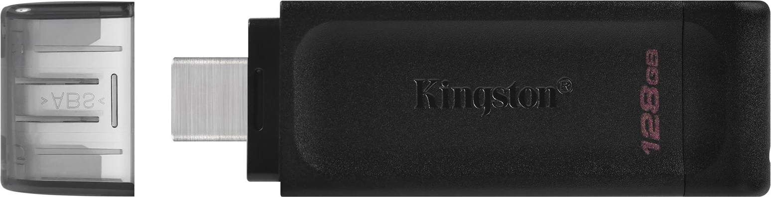 USB Kingston Technology DataTraveler 128 GB, črn