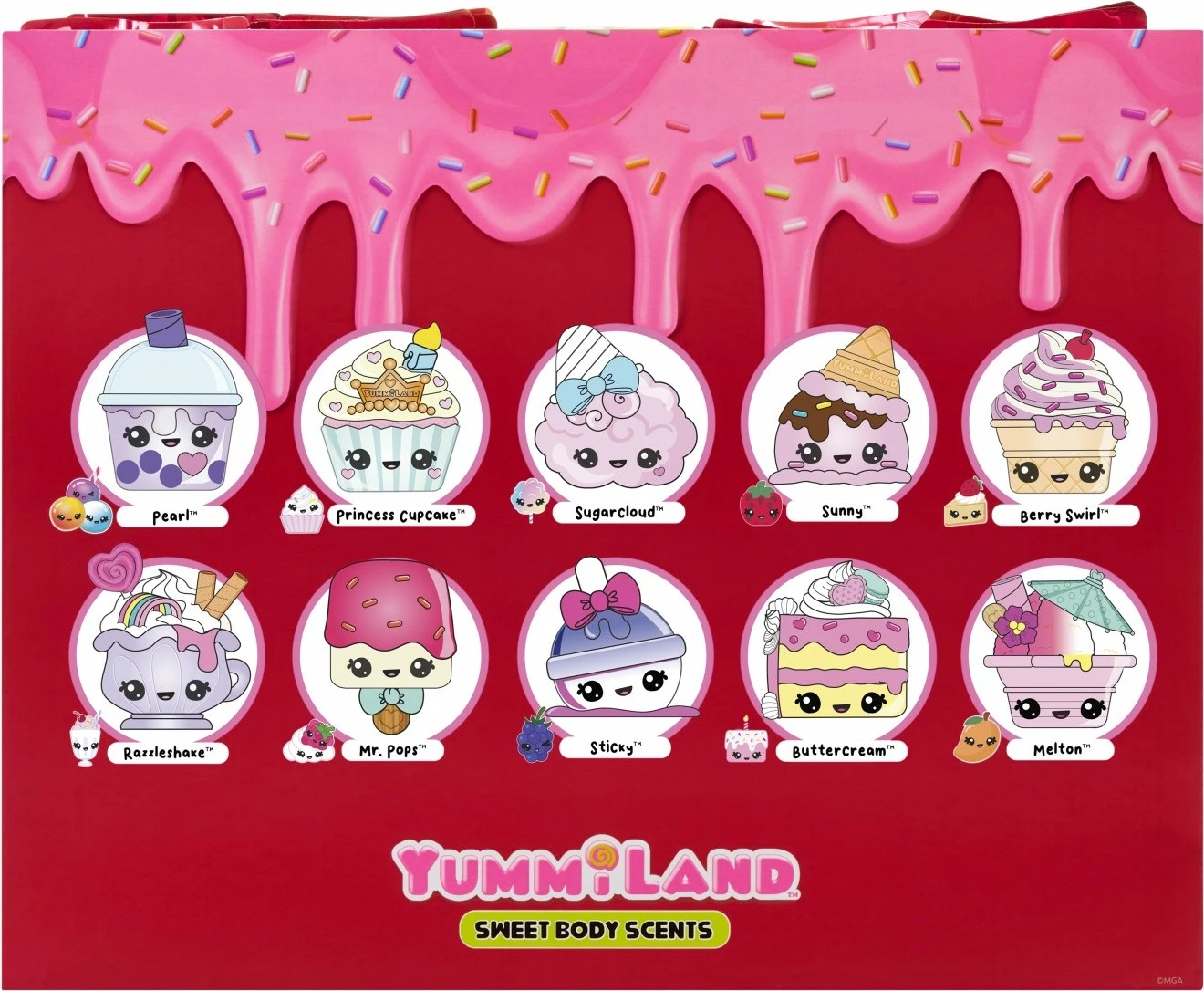 Set figuric Body Scent Yummiland Num Noms, MGA, 24 kosov, iz plastike, za dekleta