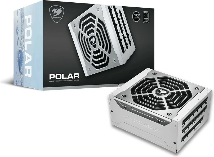 Napajalnik Cougar Polar 1050W, ATX 3.1, 80 Plus Platinum, modularen, bel