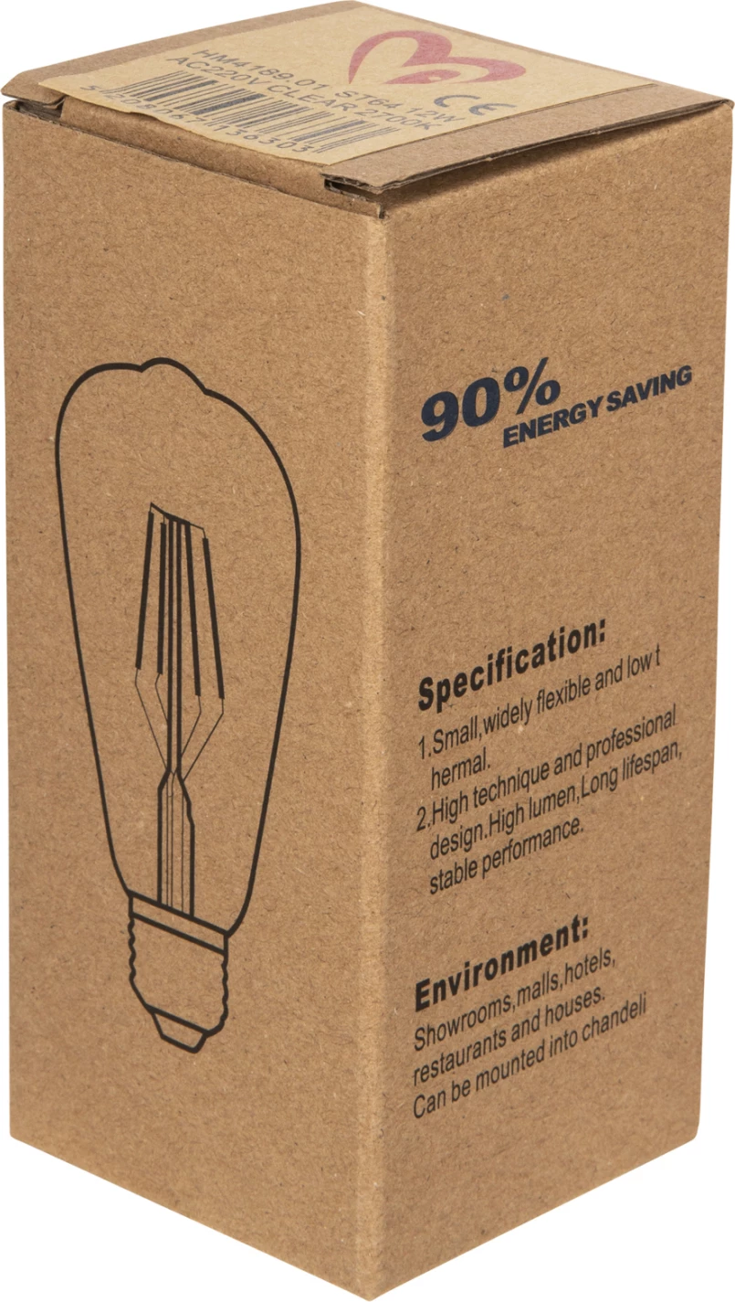 Žarnica LED filament FH4189.01 12W E27 3000K prozorna