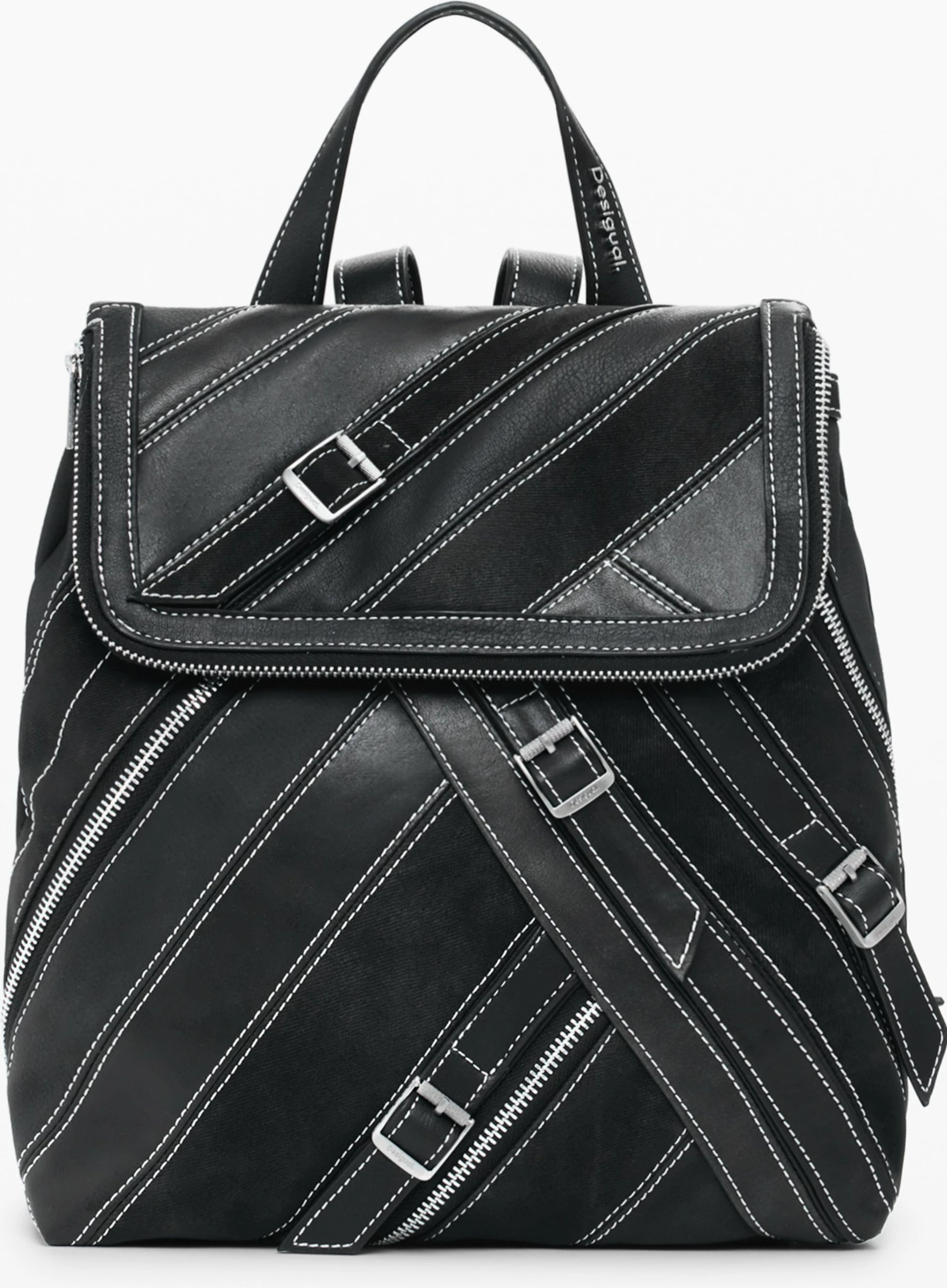 Nahrbtnik Fibonacci Hampton, ženski, črn, DESIGUAL