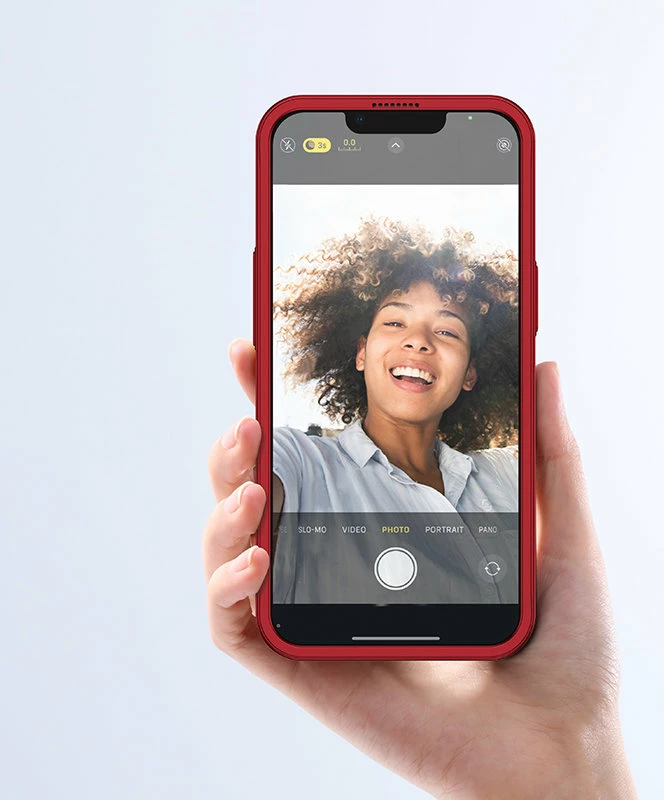 360° ovitek za telefon s kaljenim steklom za iPhone 13 Pro Max Joyroom JR-BP928, rdeč