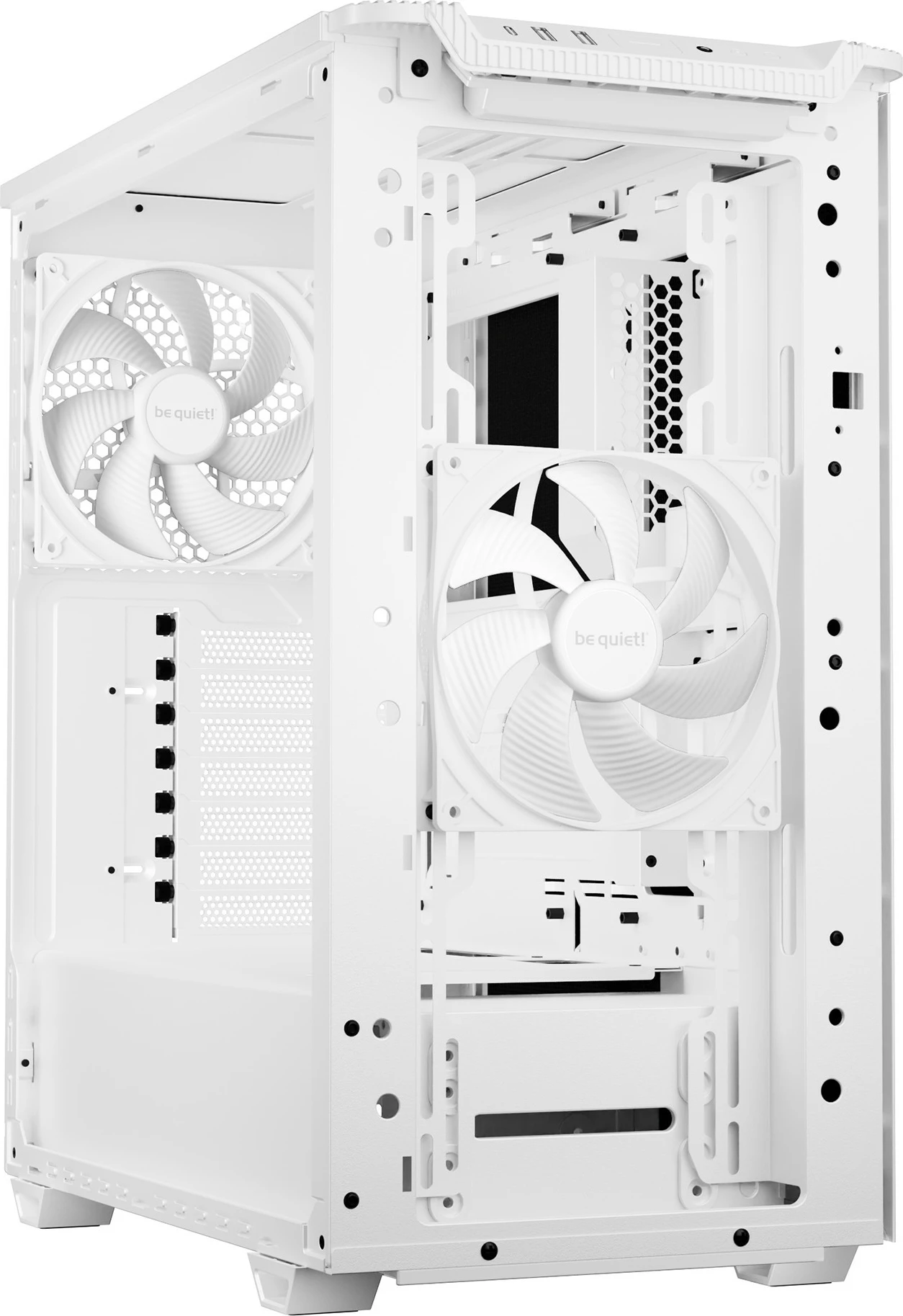 Kompaktna ohišje PURE BASE 501 Airflow Be Quiet!, Midi Tower, ATX, belo