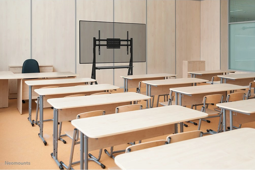 Multimedijski voziček za zaslone do 86", Neomounts FL50-525BL1, Newstar, črn