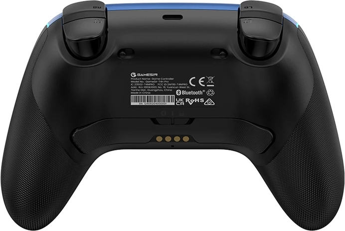 Brezžični krmilnik za igre GameSir SuperNova T4n Pro, modra, PC/Nintendo Switch/iOS/Android, 2,4 GHz/Bluetooth/USB-C, 1000 Hz, baterija 1000 mAh, z dokom za polnjenje