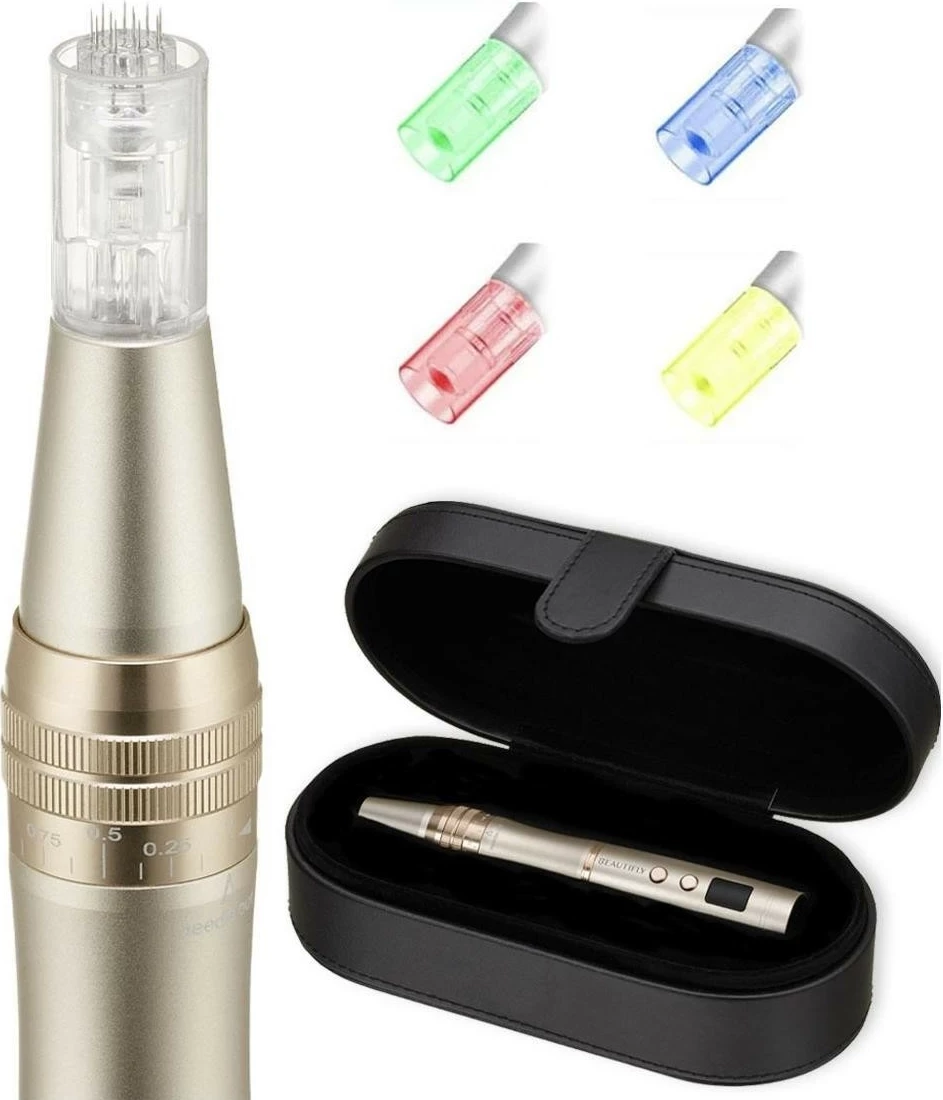 Naprava za nego kože Beautifly Meso Intense, 6 stopenj intenzivnosti, LCD zaslon, zlata