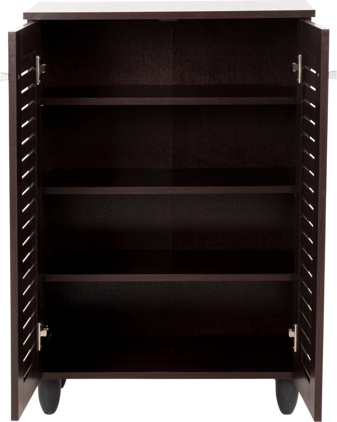 Omara za čevlje PROLLY FH9608.01 melamin v barvi wenge - 2 vrata - 4 police 60x34x88H cm