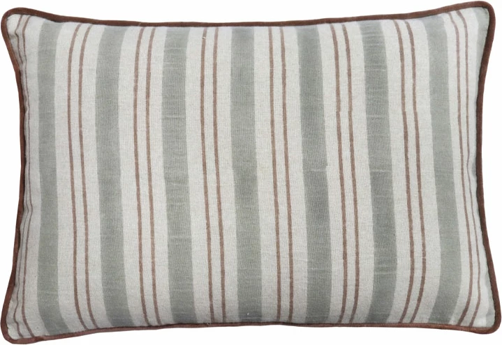 Dekorativni vzglavnik Romantico, 60x40 cm, blago, bež, antracit, rdečkasto-rjav