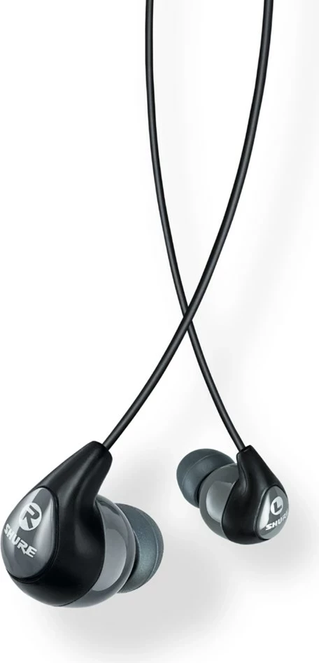 Slušalke za klice in glasbo Shure SE112-GR, sive
