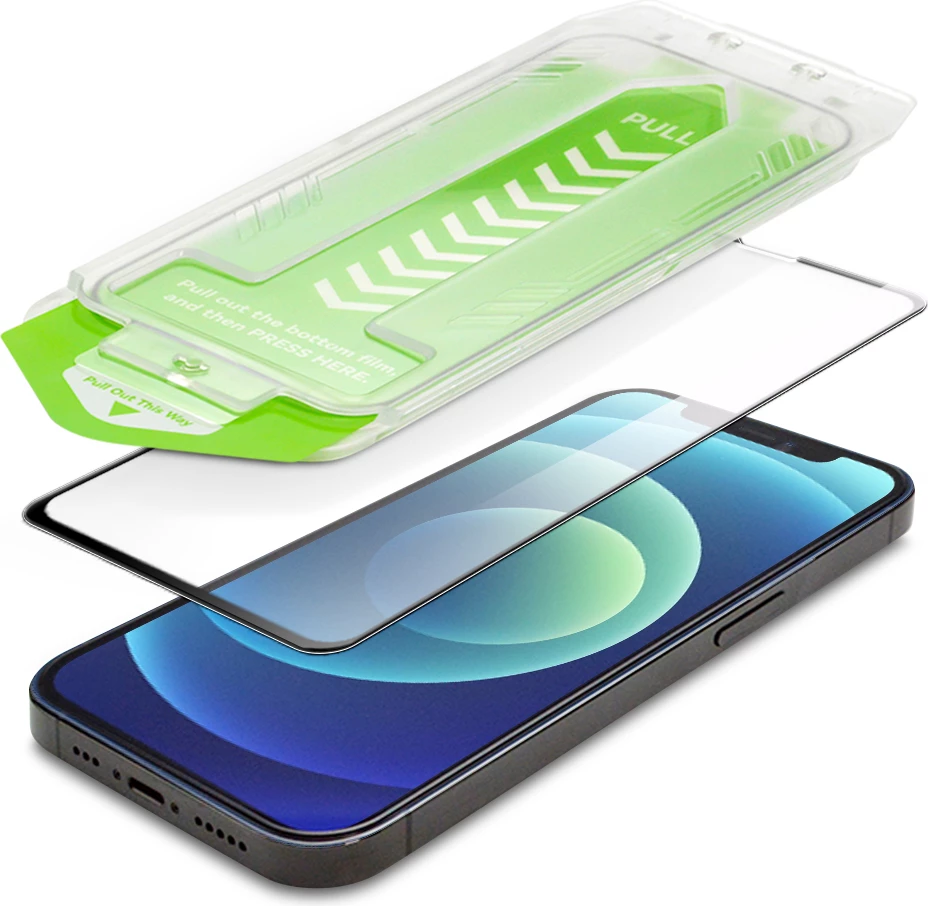 Kaljeno steklo z montažnim okvirjem za iPhone 14 Plus, Wozinsky Premium Glass, črn