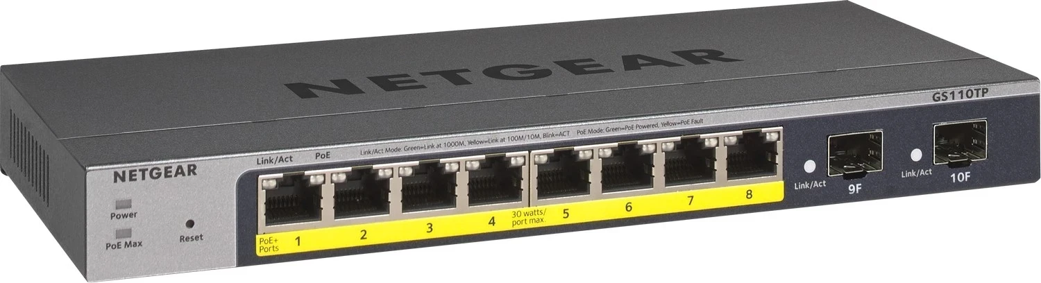 Upravljani switch Netgear GS110TP-300EUS