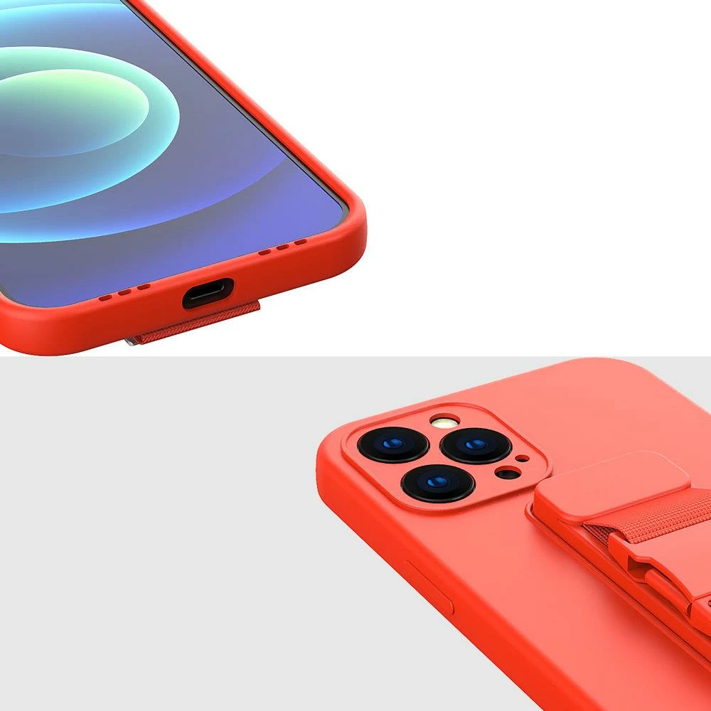 Ovitek z vrvico Hurtel Rope Case za Xiaomi Redmi Note 10 5G / Poco M3 Pro, moder