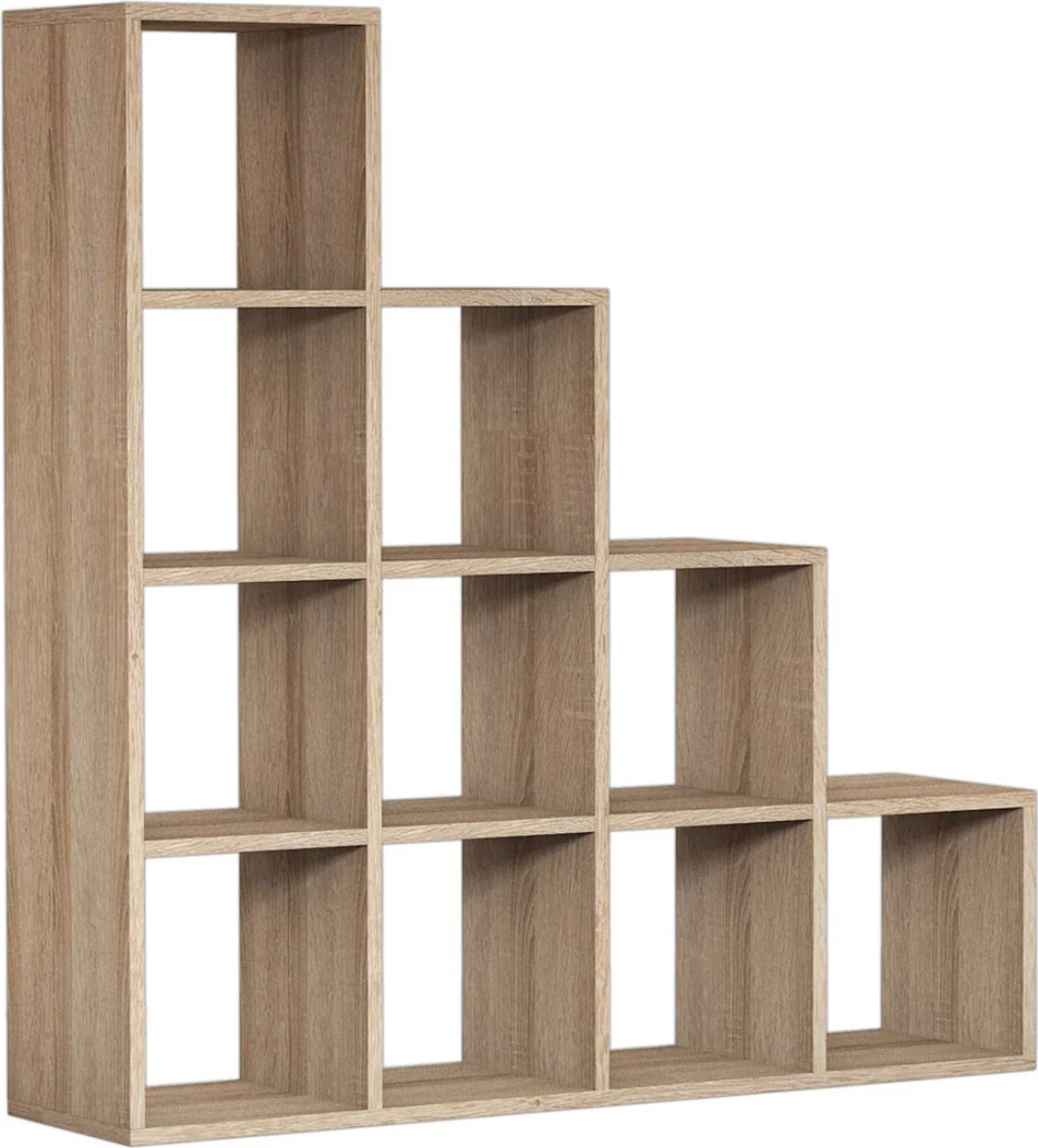 Knjižna polica iz melamina v barvi sonoma 120x30x123,6 cm FH9238.12