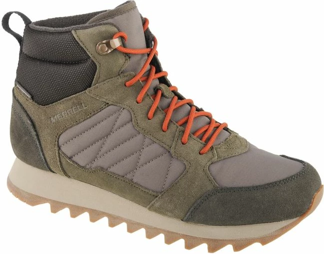 Visoke pohodne superge Merrell Alpine Sneaker Mid Plr Wp 2, moške, zelene