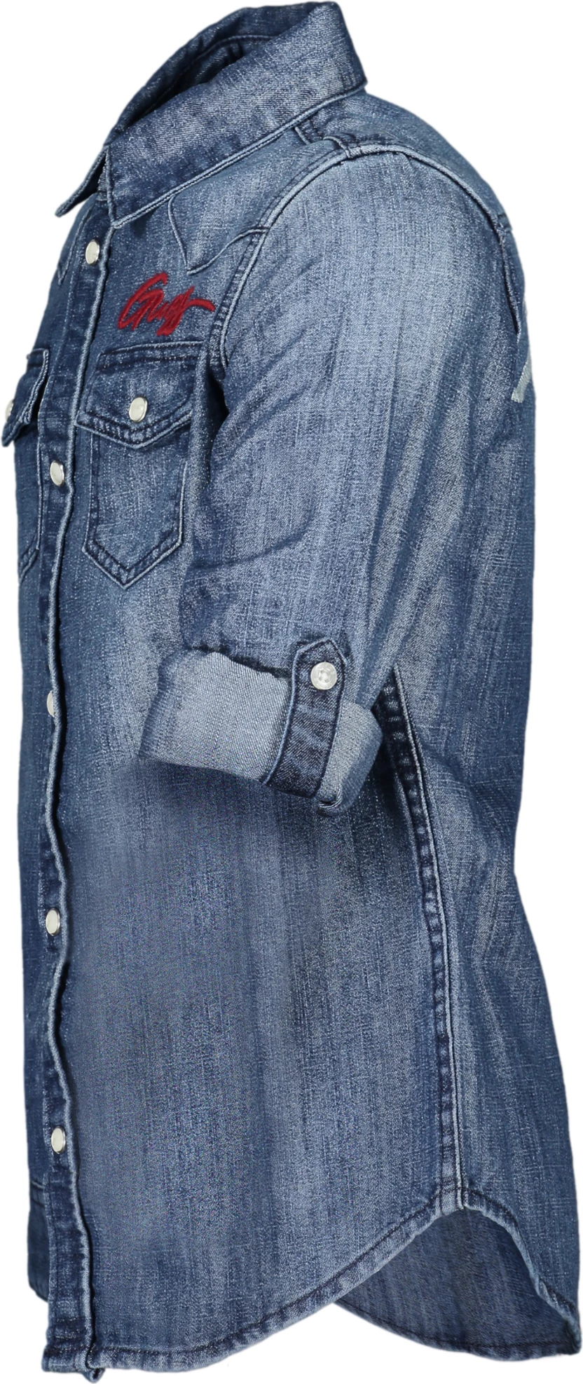 Srajca z dolgimi rokavi za dekleta GUESS JEANS, modra