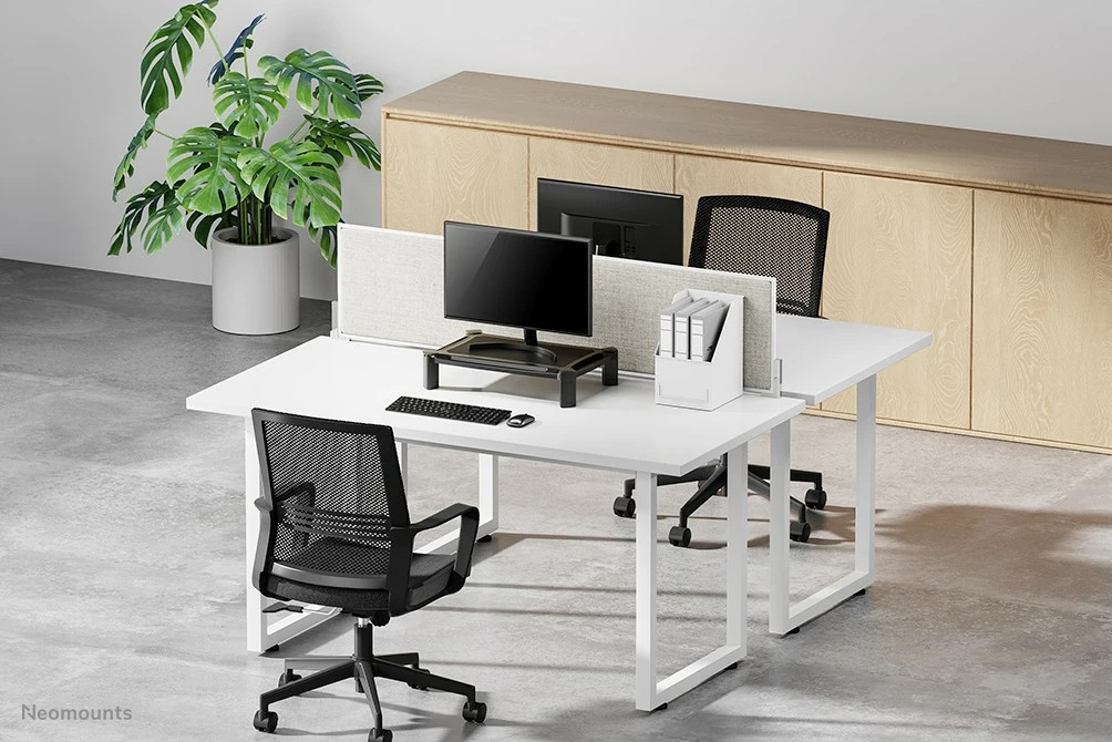 Riser za monitor in prenosnik Neomounts, prostostoječi, 10 kg, 25,4 cm (10"), 81,3 cm (32"), nastavljiva višina, črn