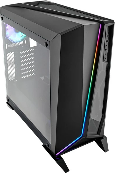 Ohišje Corsair Carbide SPEC-OMEGA RGB, Midi Tower, ATX, kaljeno steklo, črno