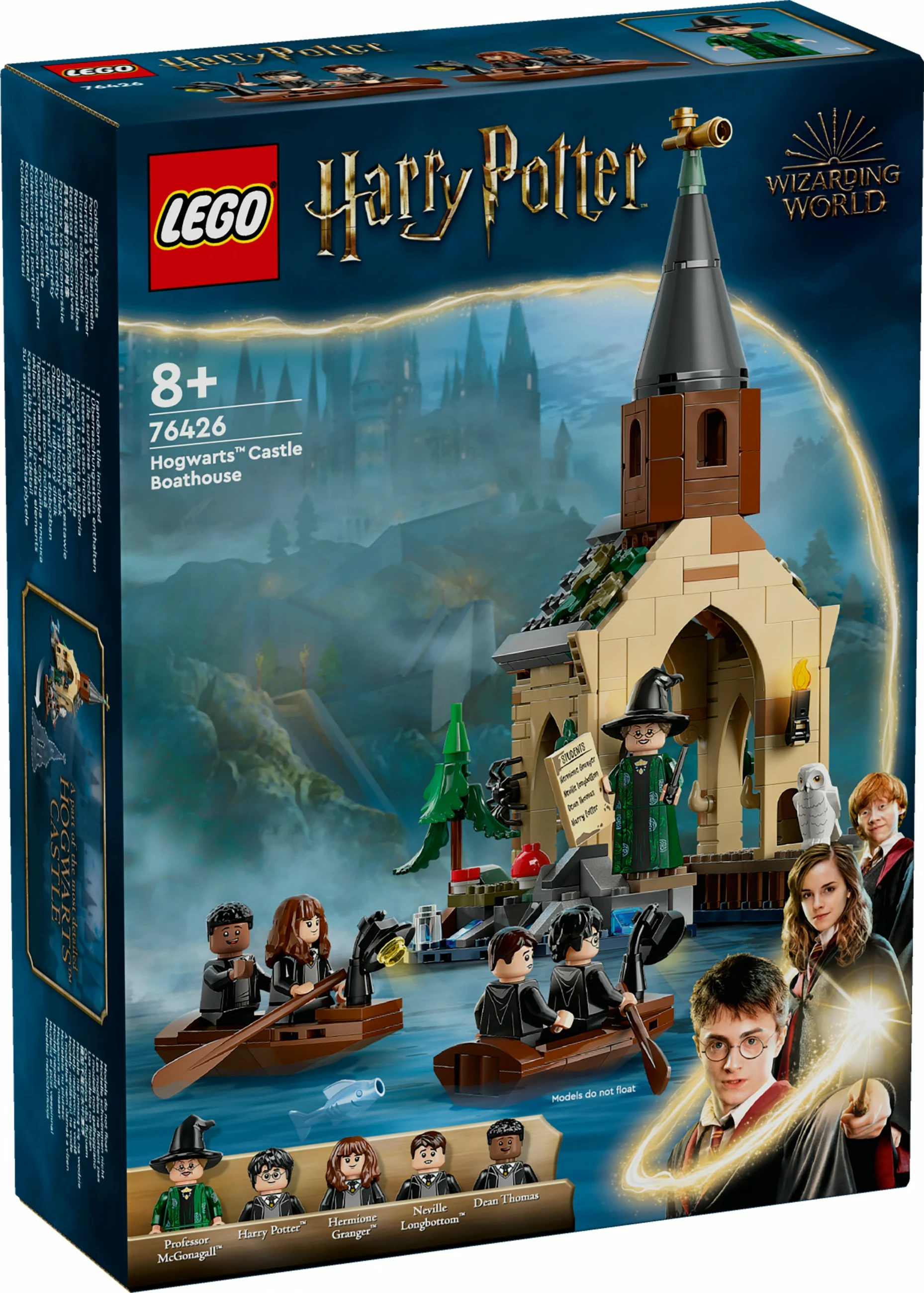 Set za sestavljanje Hogwarts Castle Boathouse, LEGO Harry Potter, 350 kosov, večbarven