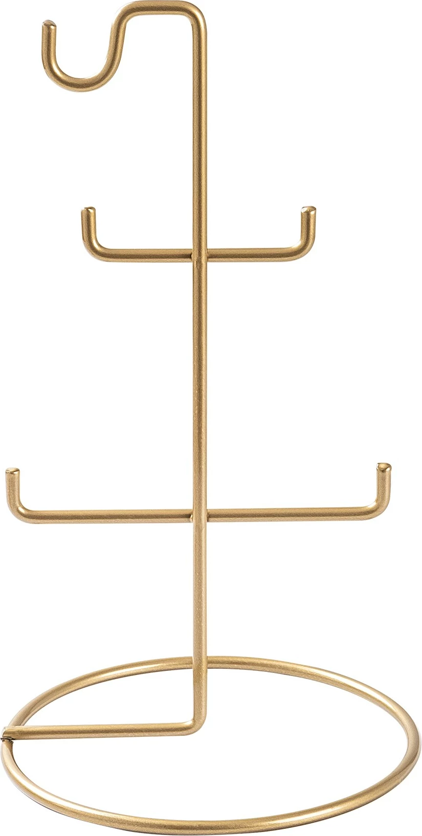 Stojalo za organizacijo nakita, zlata barva, Aberto Design TK-003